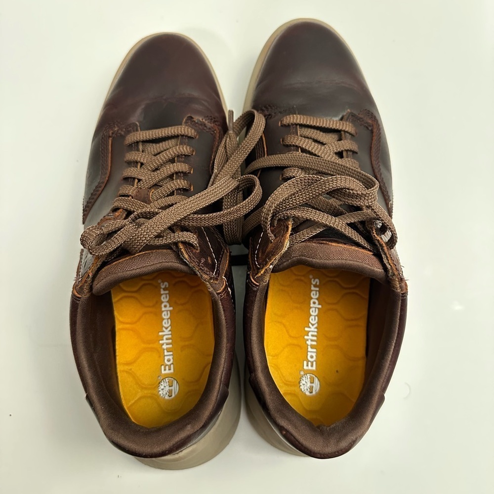 Timberland Men's Bradstreet Ultra Oxford Brown Leather Shoes A2D52 Size 9.5 - Picture 9 of 14